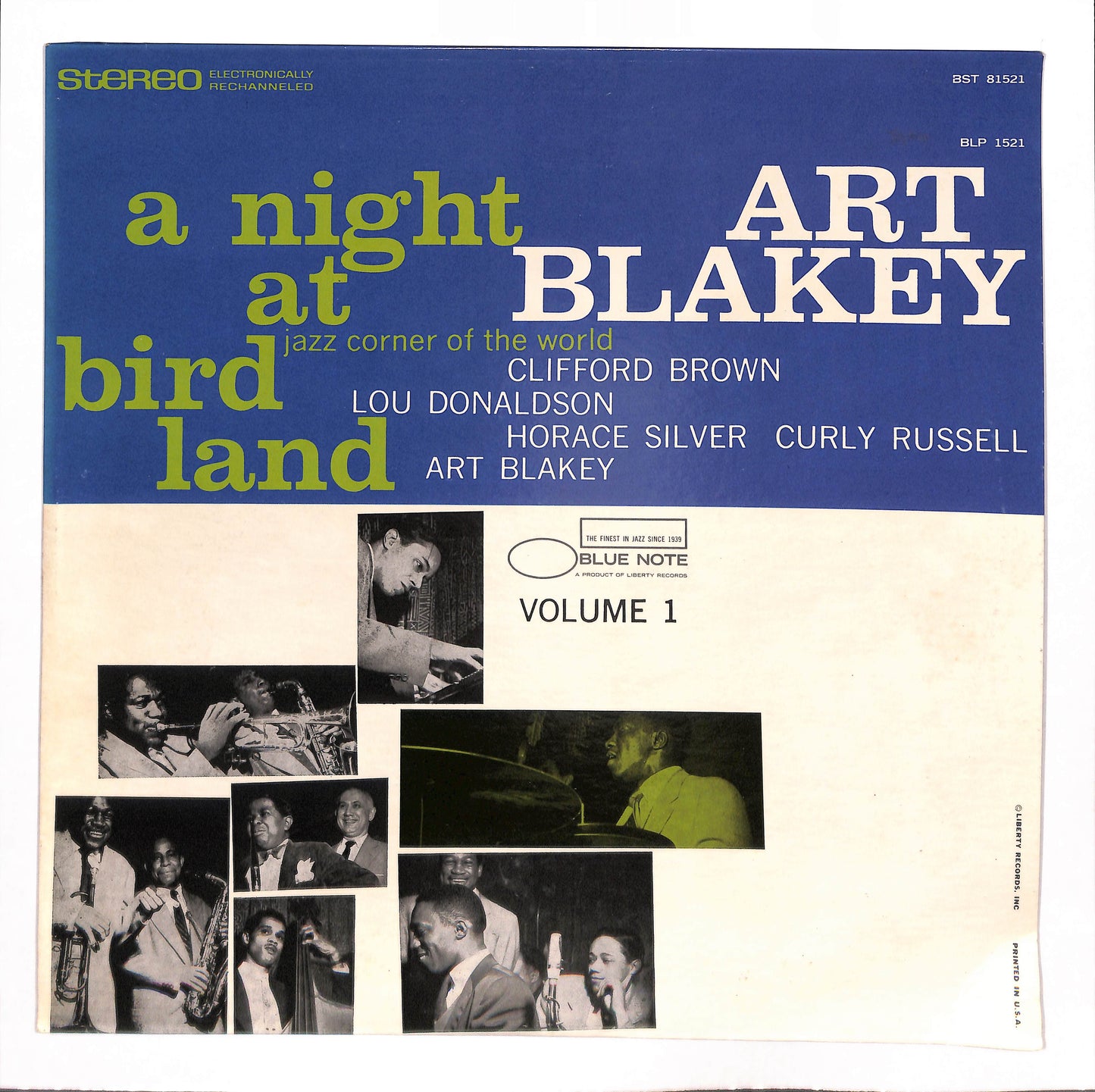 A Night At Birdland, Volume 1