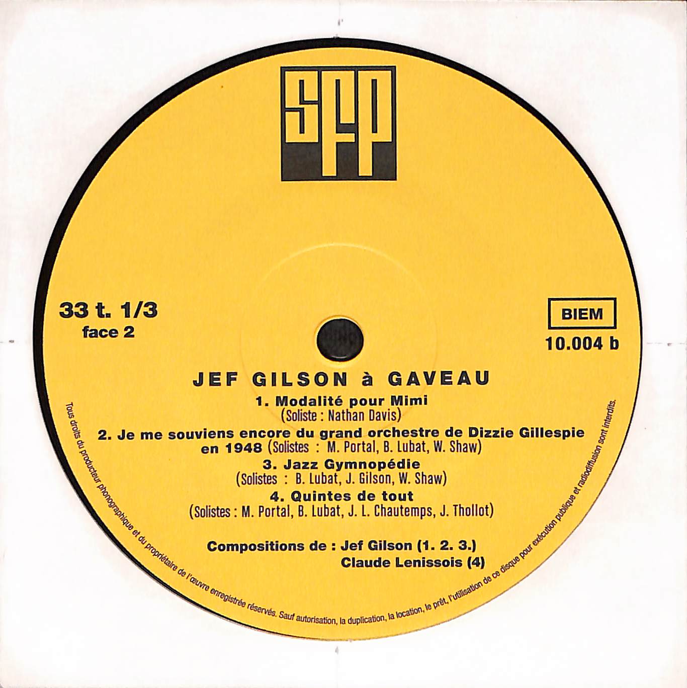 Jef Gilson A Gaveau