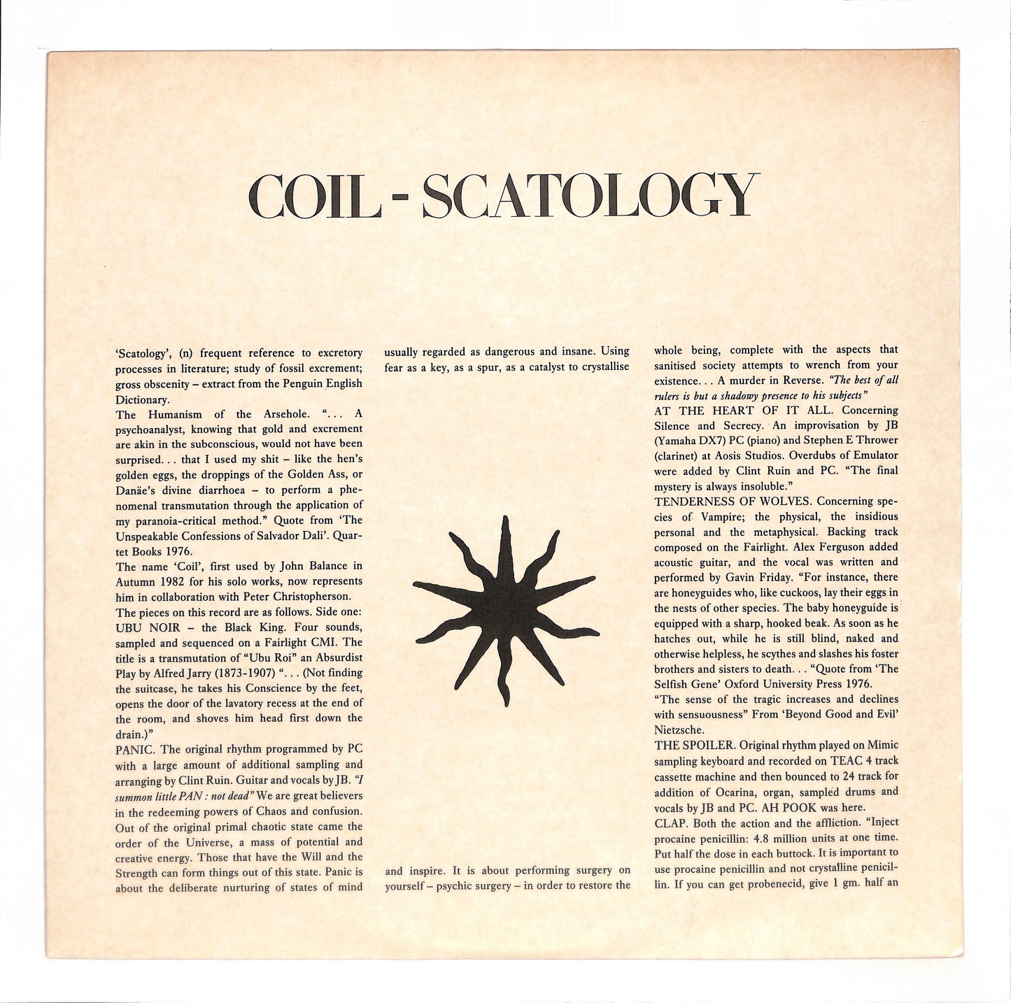 Scatology