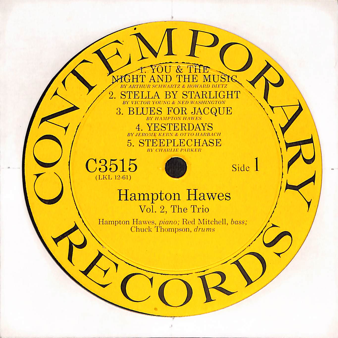 This Is Hampton Hawes Vol. 2: The Trio