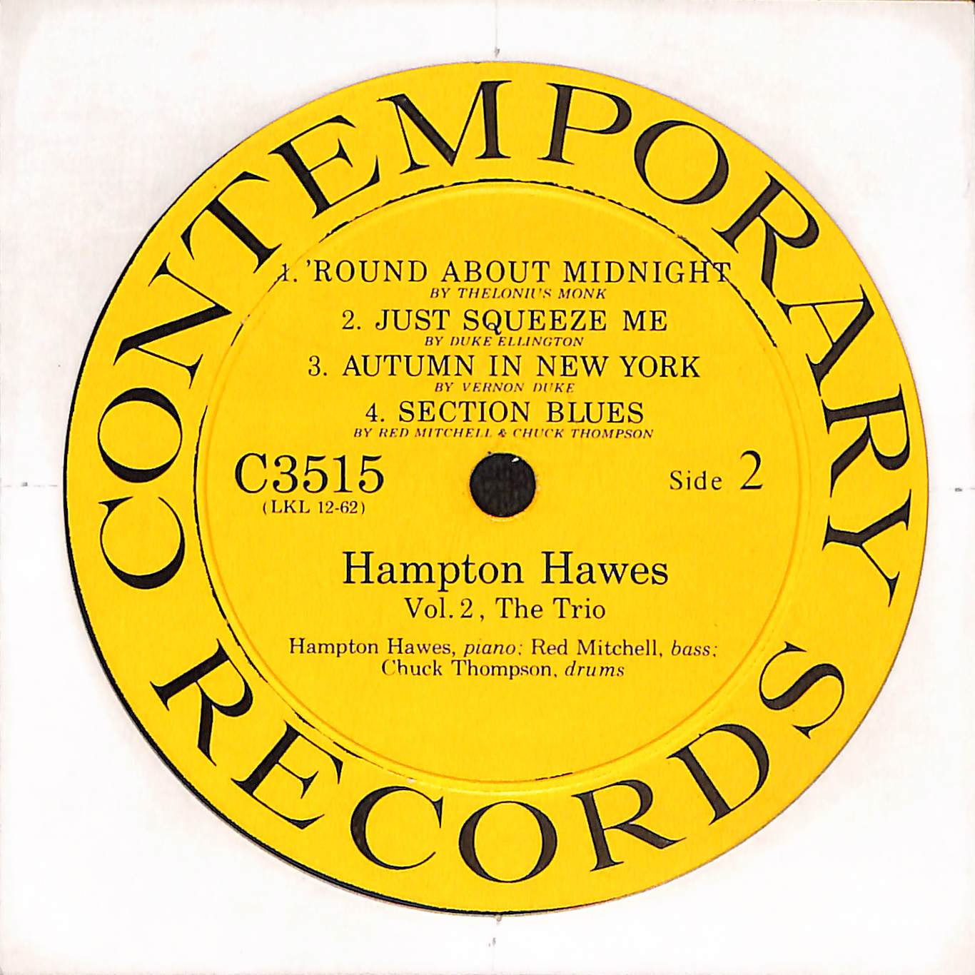 This Is Hampton Hawes Vol. 2: The Trio
