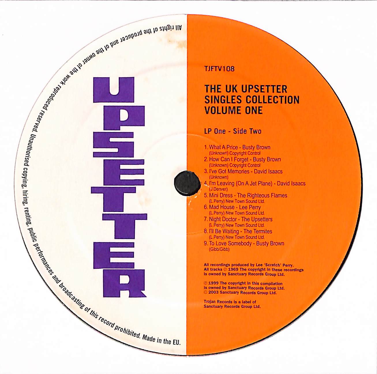 The Complete UK Upsetter Singles Collection Volume 1