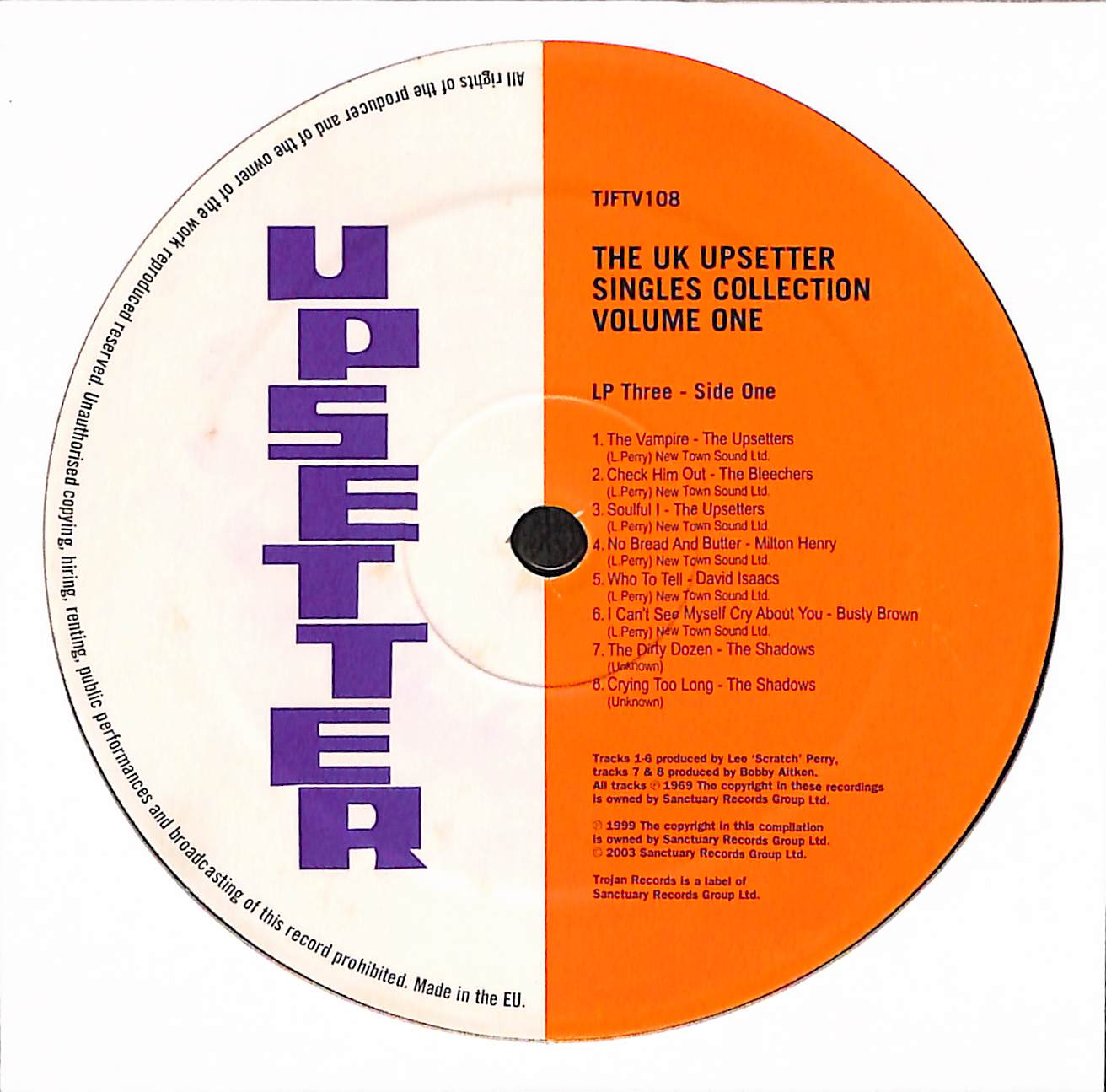 The Complete UK Upsetter Singles Collection Volume 1