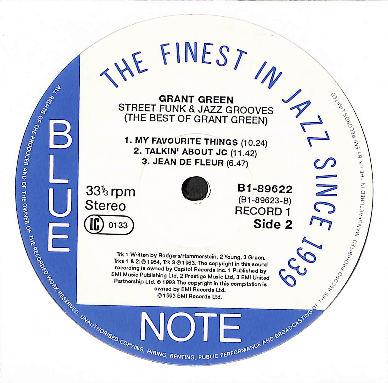 Street Funk & Jazz Grooves (The Best Of Grant Green)
