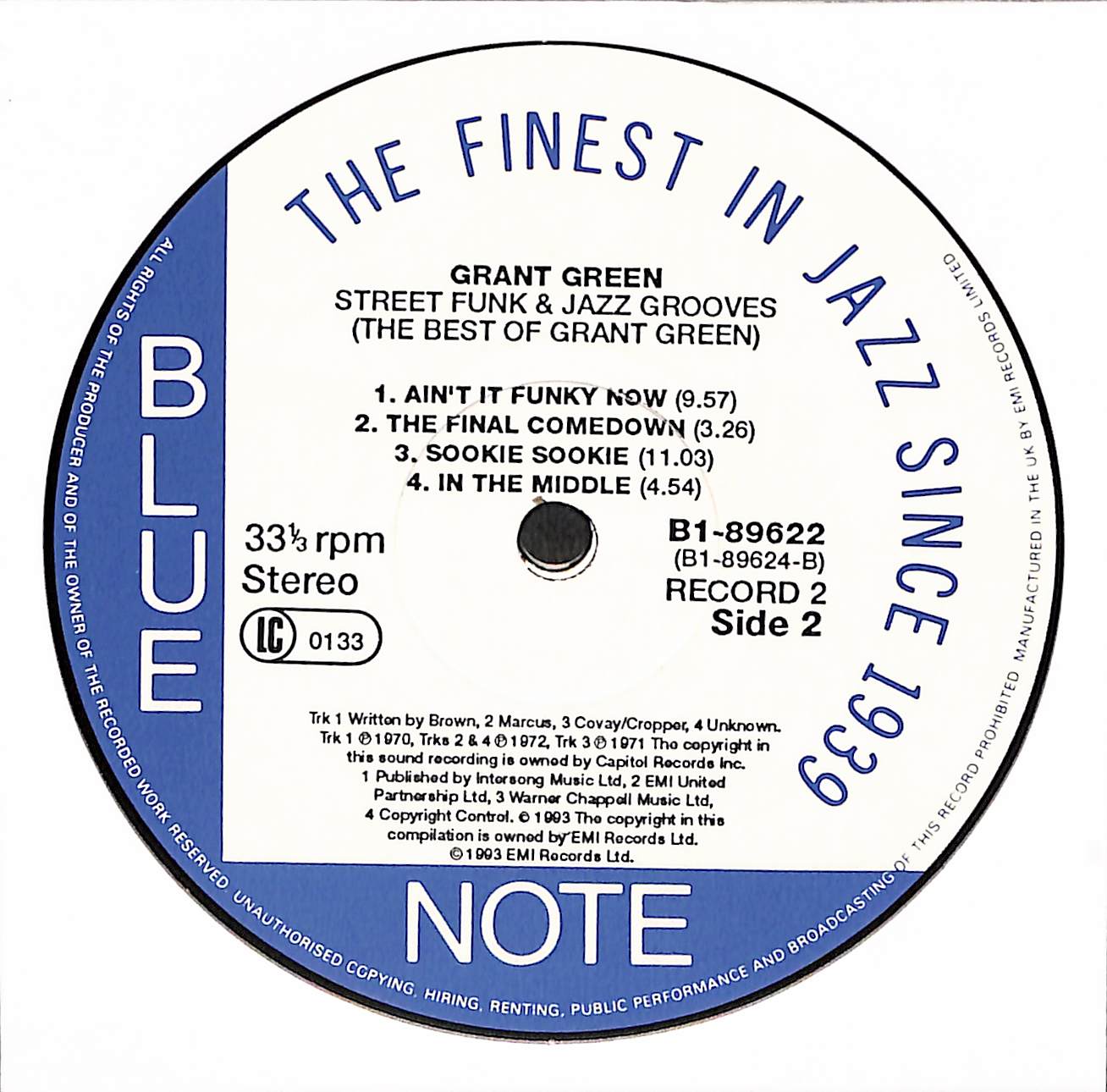 Street Funk & Jazz Grooves (The Best Of Grant Green)