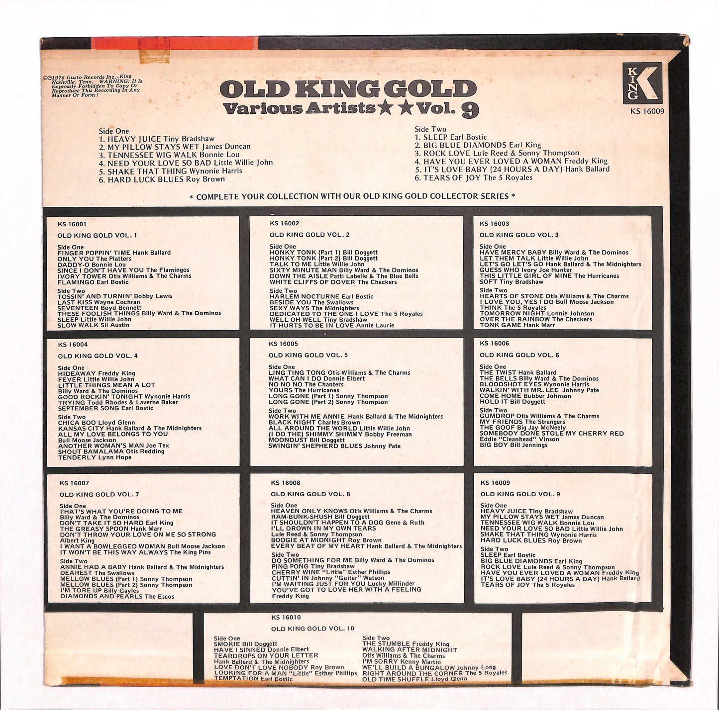 Old King Gold Volume 9