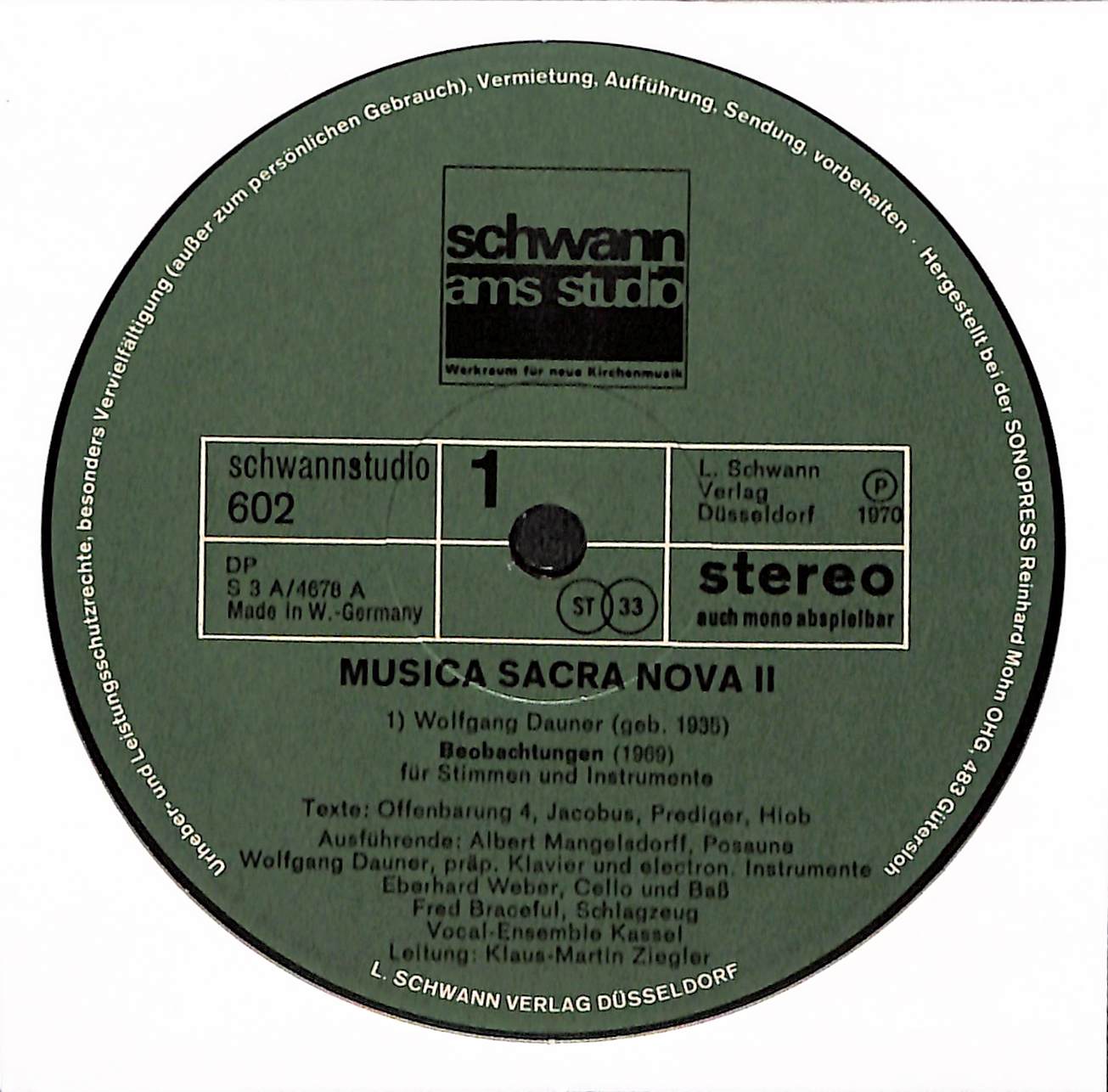 Musica Sacra Nova II