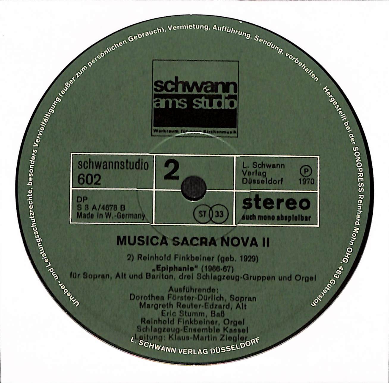 Musica Sacra Nova II