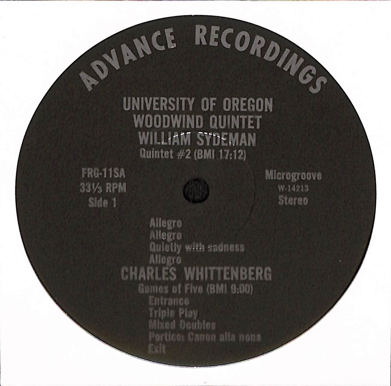 The University Of Oregon Woodwind Quintet Plays New Music