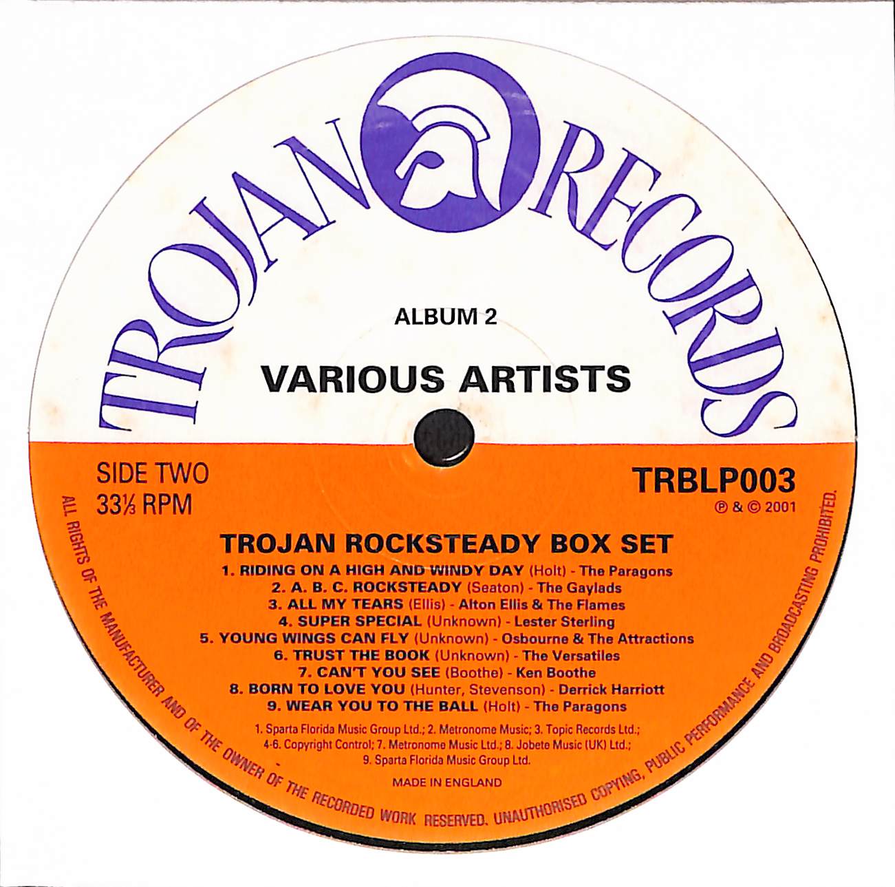 Trojan Rocksteady Box Set