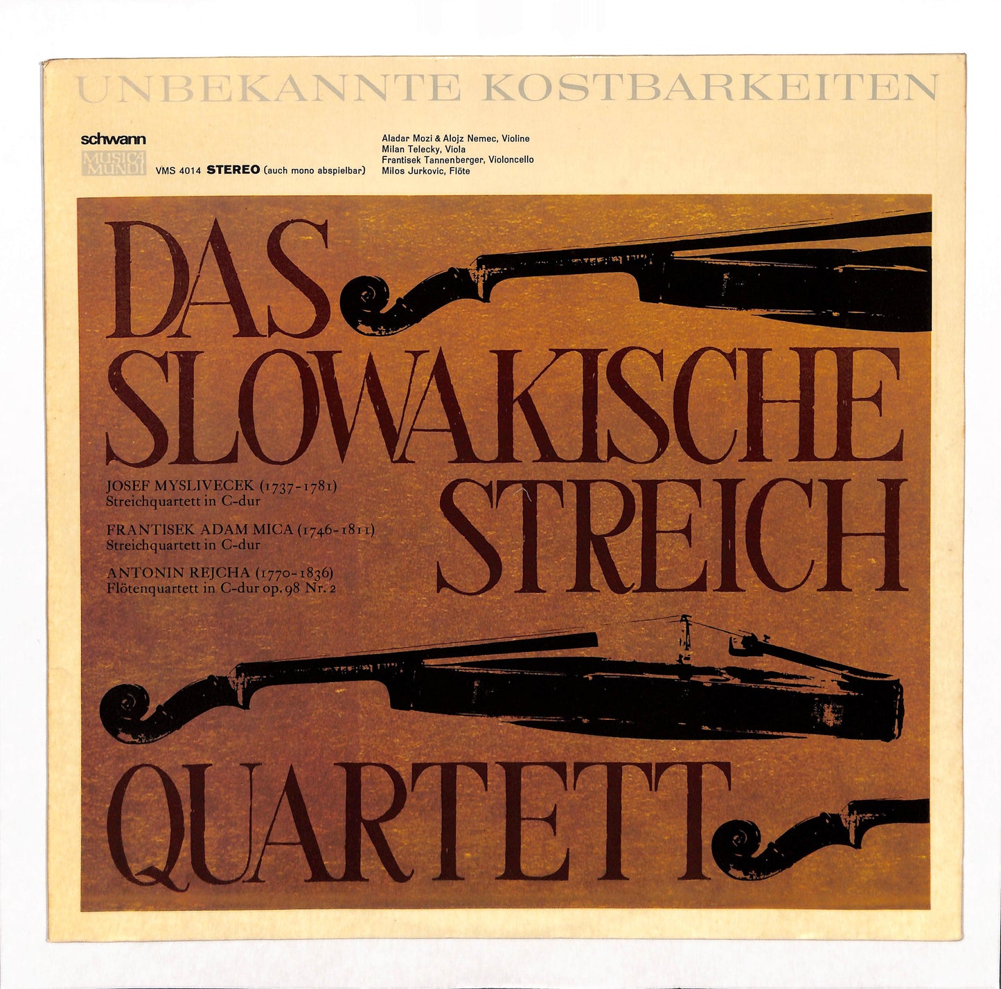 Das Slowakische Streichquartett Spielt