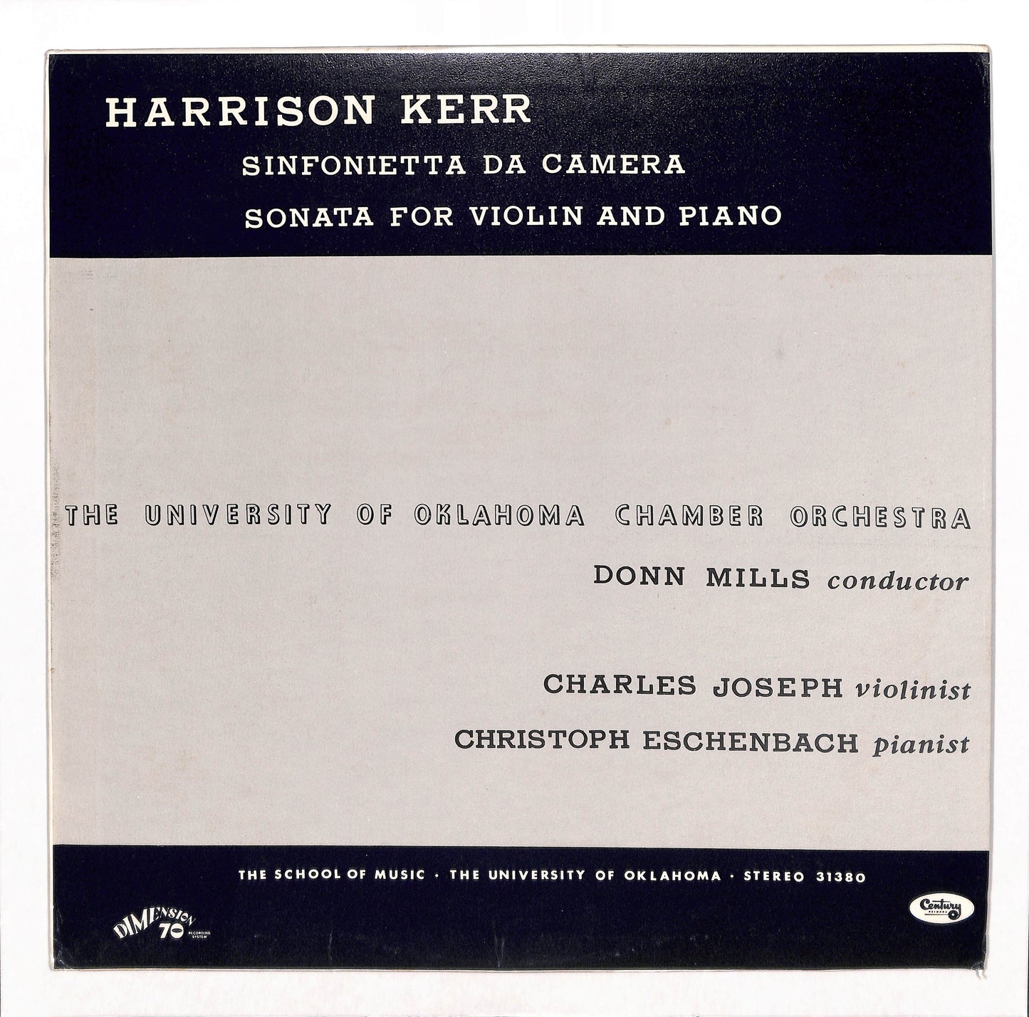 Sinfonietta Da Camera / Sonata For Violin And Piano