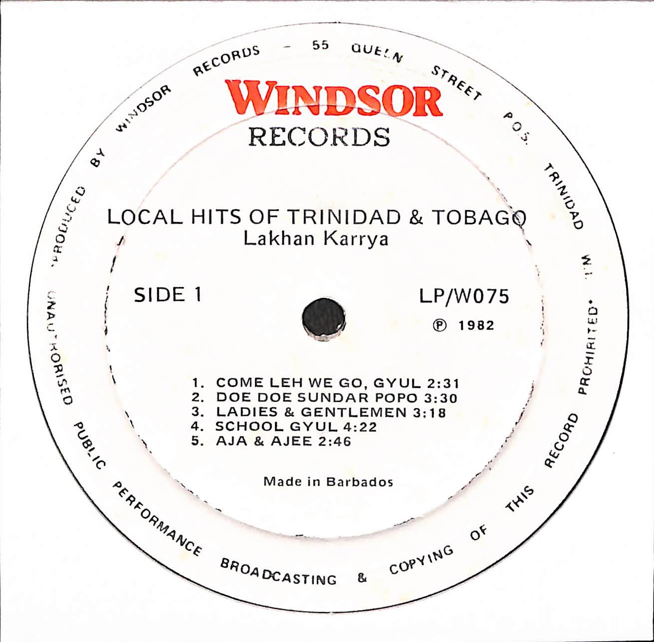 Local Hits Of Trinidad & Tobago