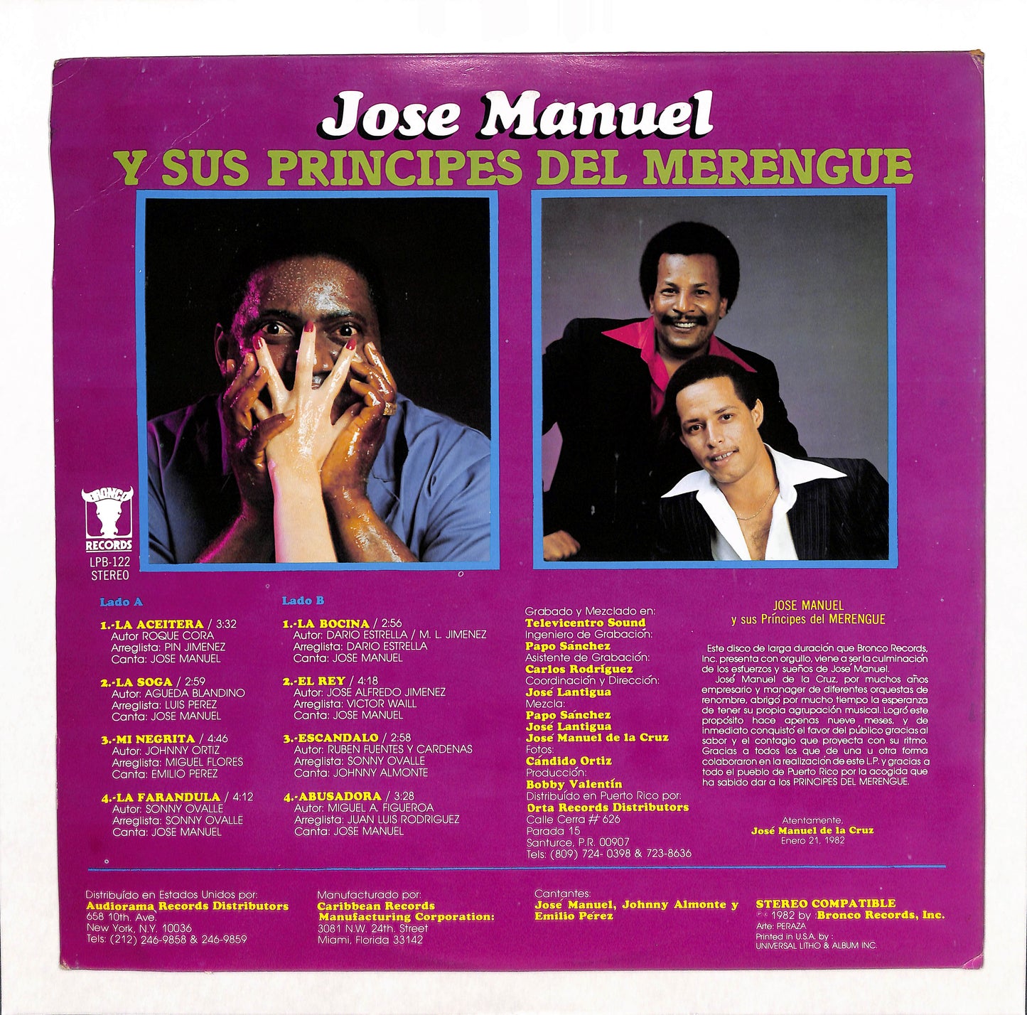 Jose Manuel Y Sus Principes Del Merengue