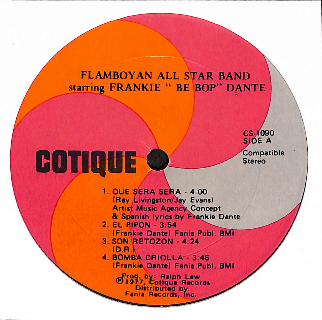 The Flamboyan All Star Band Starring Frankie "Be-Bop" Dante