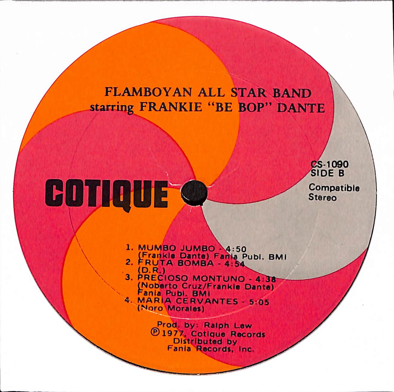 The Flamboyan All Star Band Starring Frankie "Be-Bop" Dante