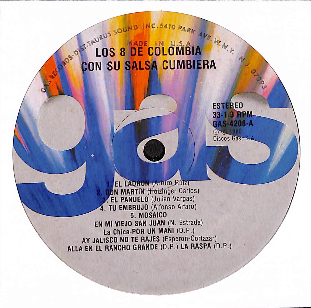 Los Ocho De Colombia Con Su Salsa Cumbiera