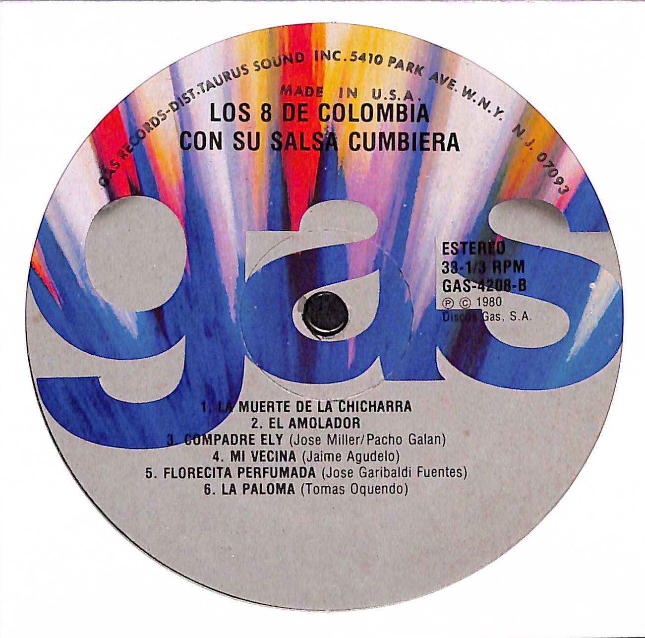 Los Ocho De Colombia Con Su Salsa Cumbiera