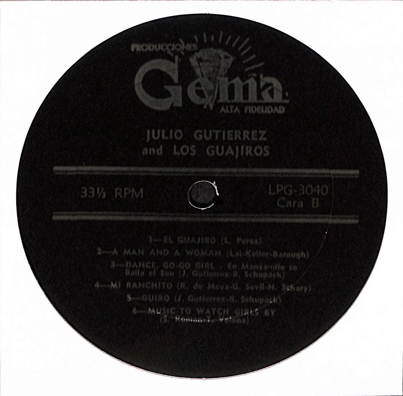 Julio Gutierrez And Los Guajiros