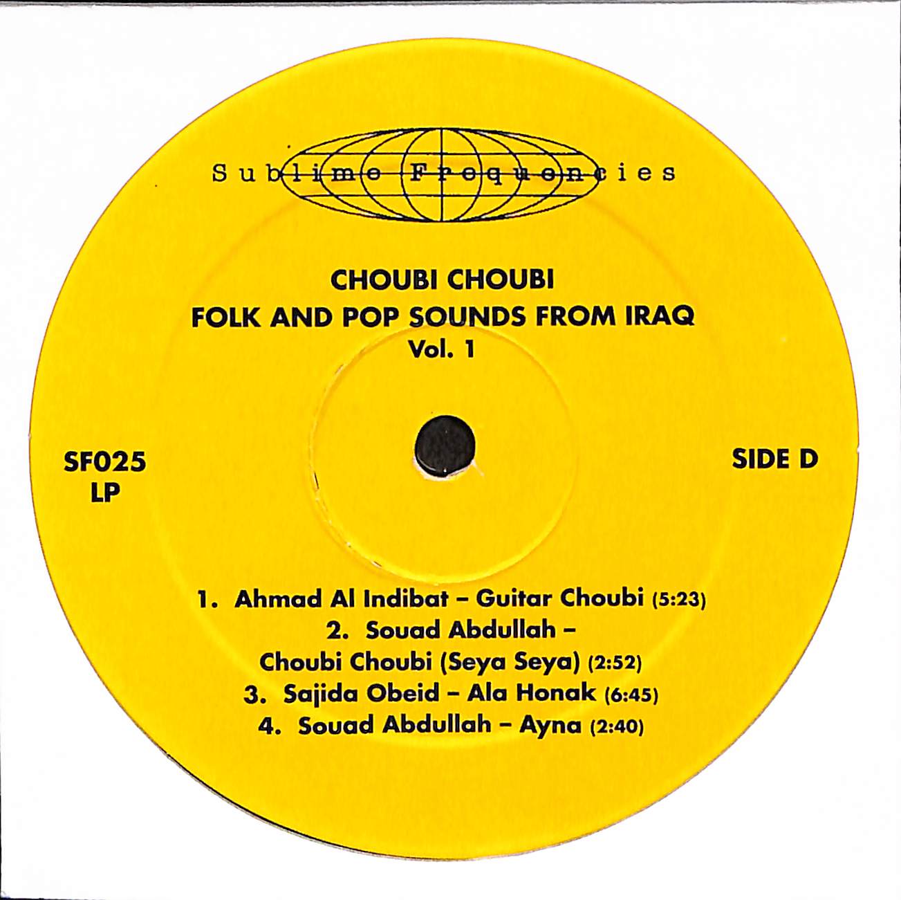 Choubi Choubi! Folk And Pop Sounds From Iraq Vol. 1