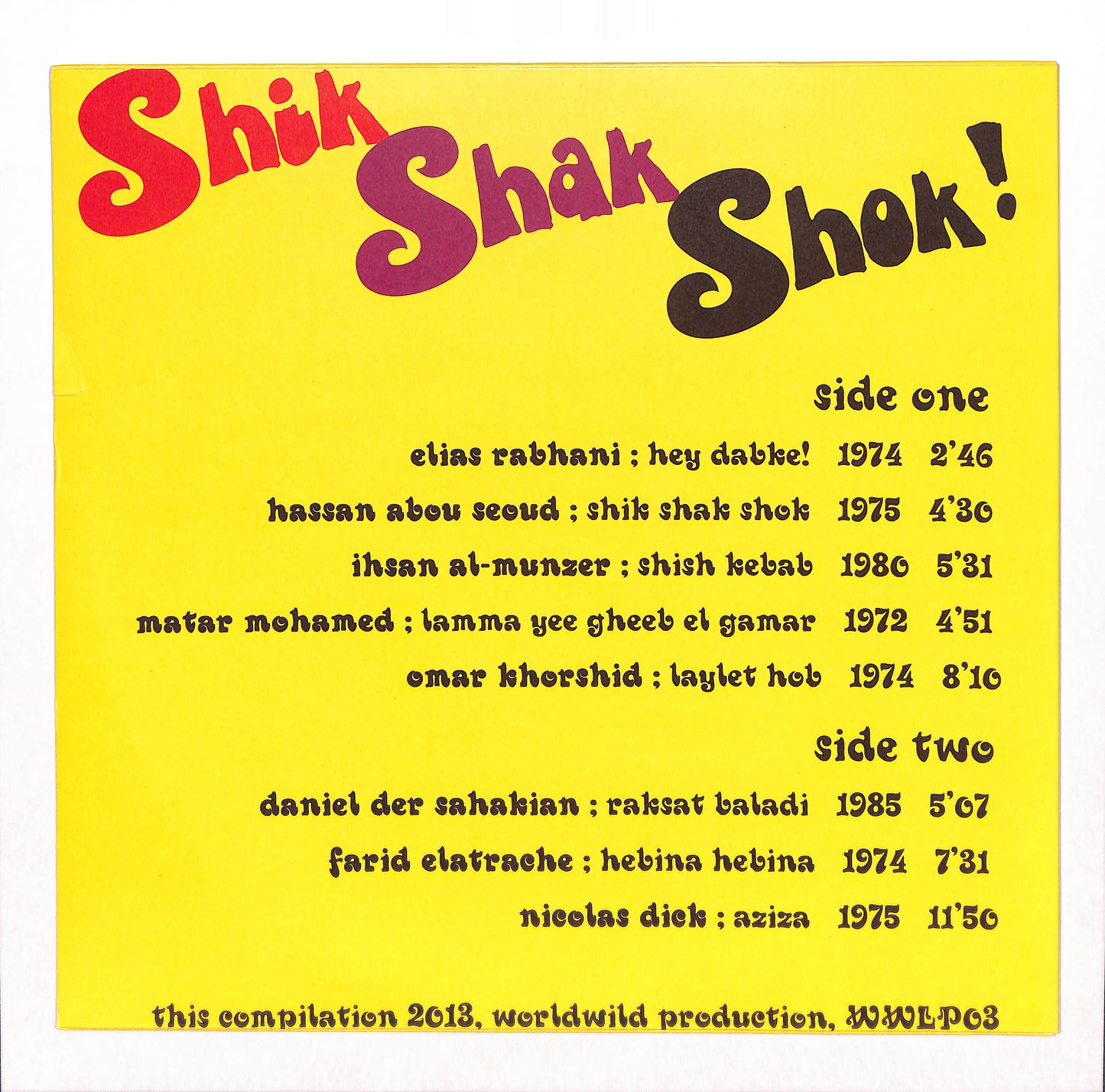 Shik Shak Shok