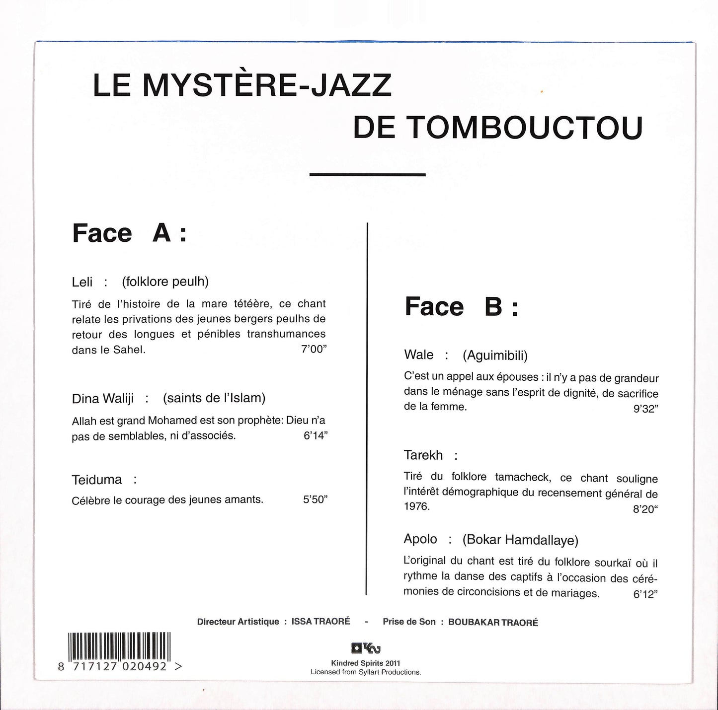 Le Mystère Jazz De Tombouctou