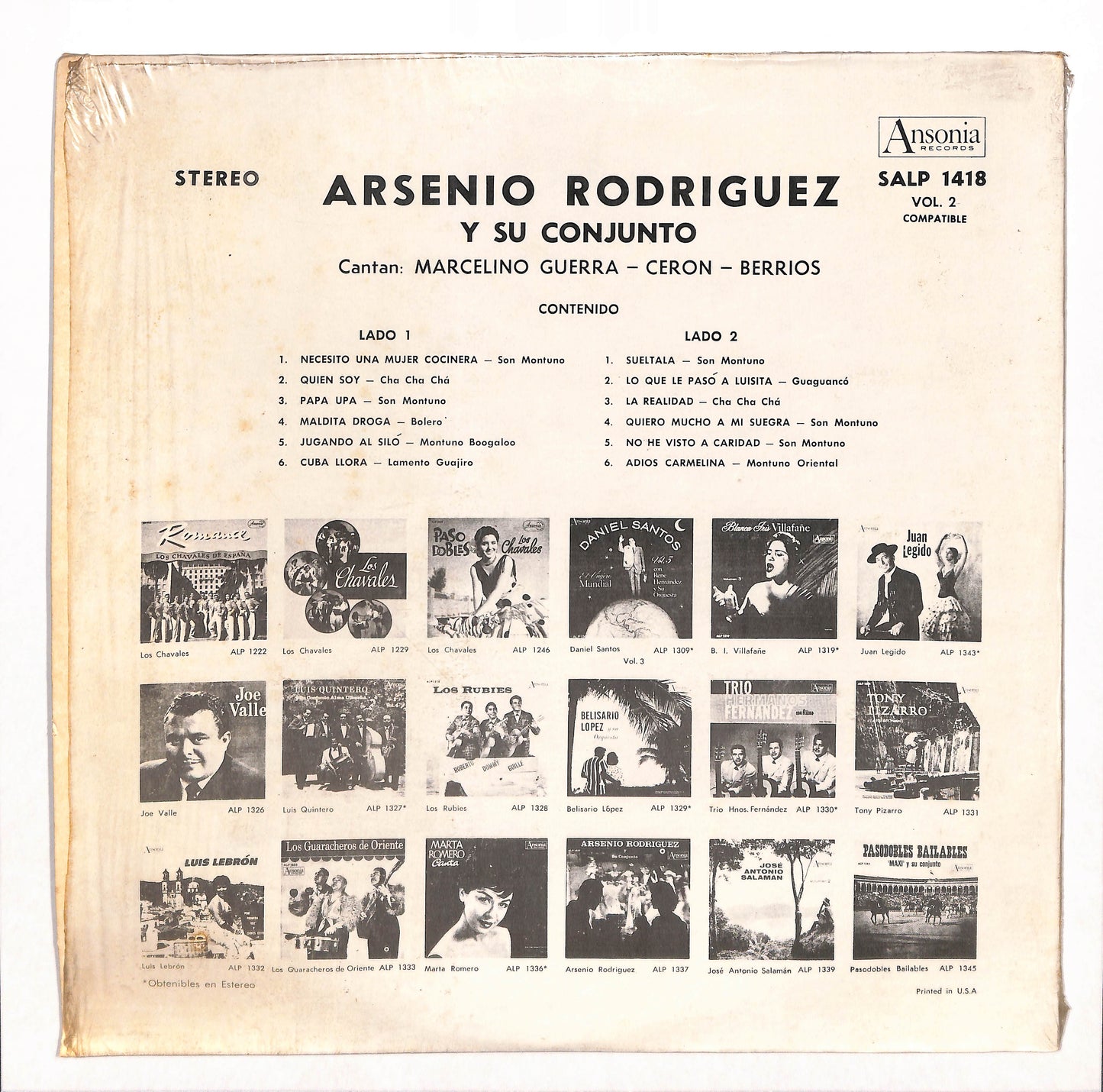 Arsenio Rodriguez Y Su Conjunto Vol. 2