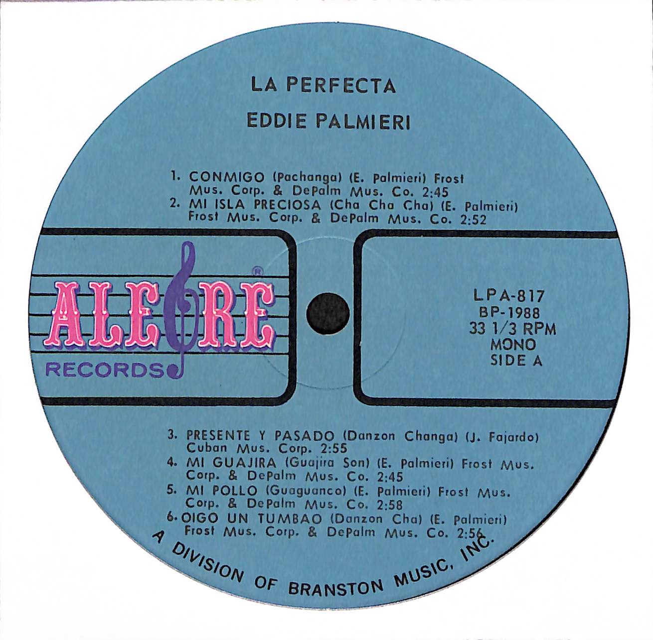 Eddie Palmieri And His Conjunto "La Perfecta"