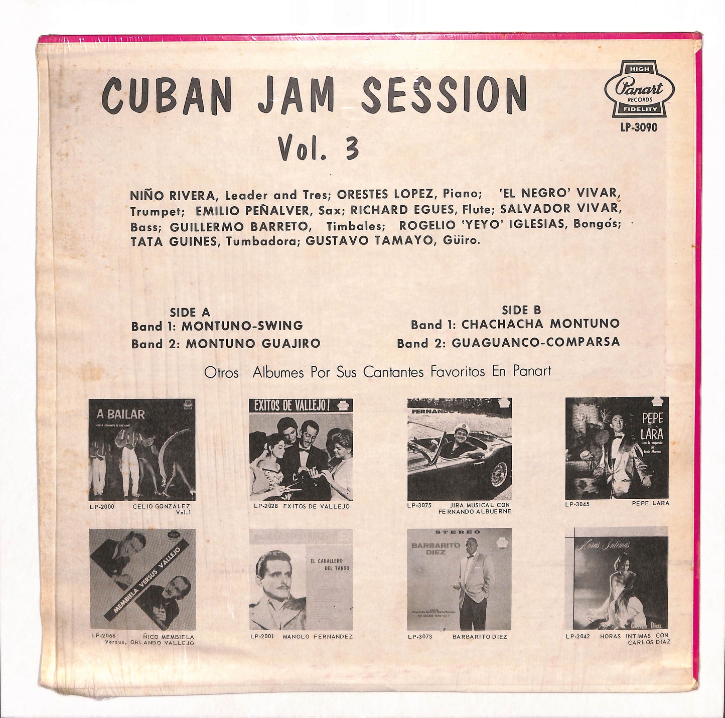 Cuban Jam Session - Under The Direction Of Niño Rivera - Volume 3