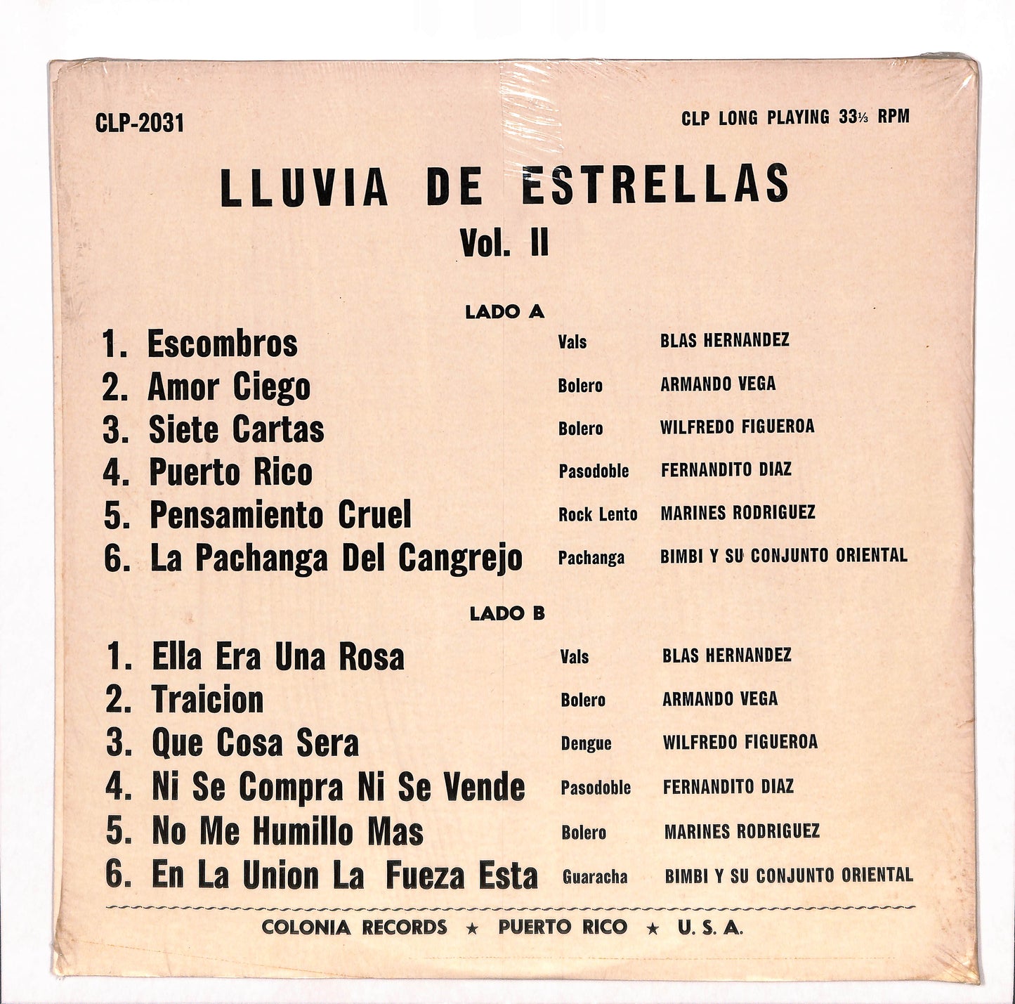 Disco De Oro Vol 2: Lluvia De Estrellas