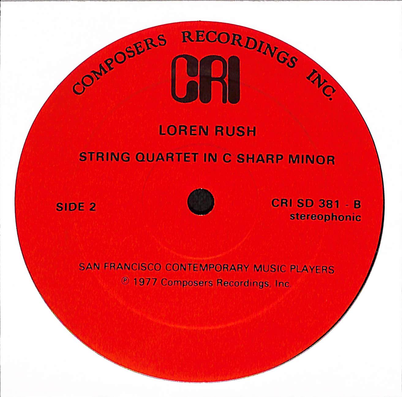 Small Groups (String Quartet In C# Minor / String Quintet 1974 / Cadence V)