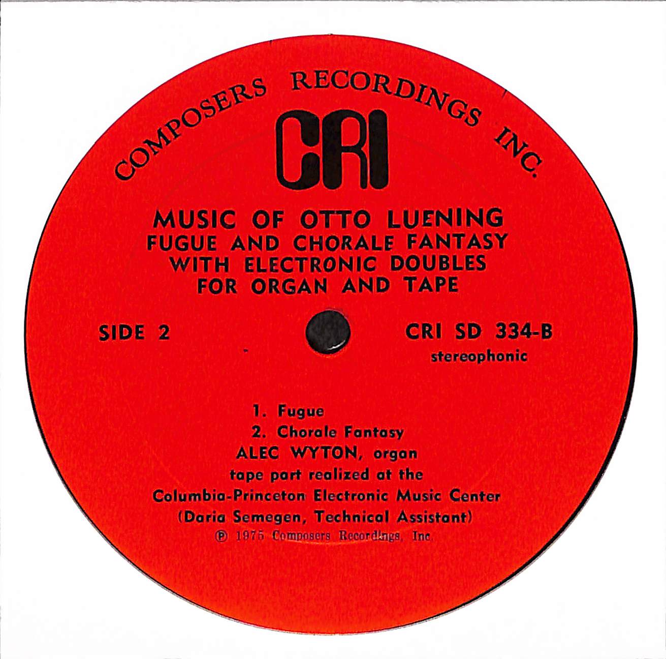 Music Of Otto Luening