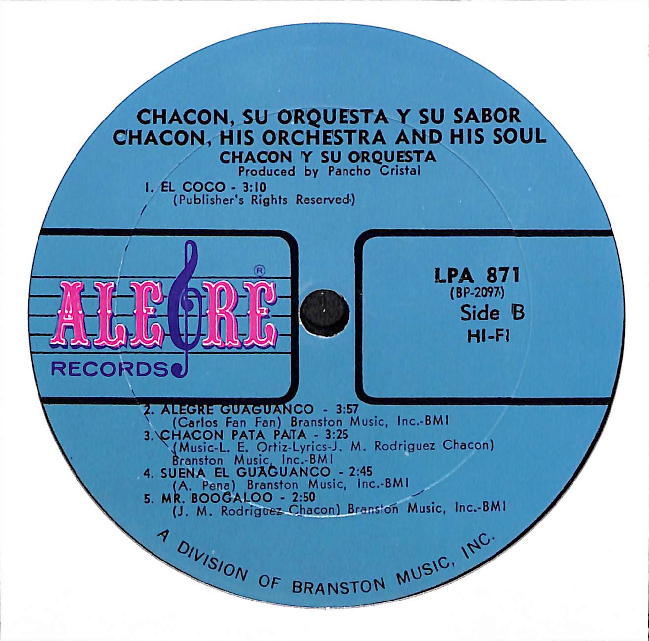 Chacon: Su Orquesta Y Su Sabor