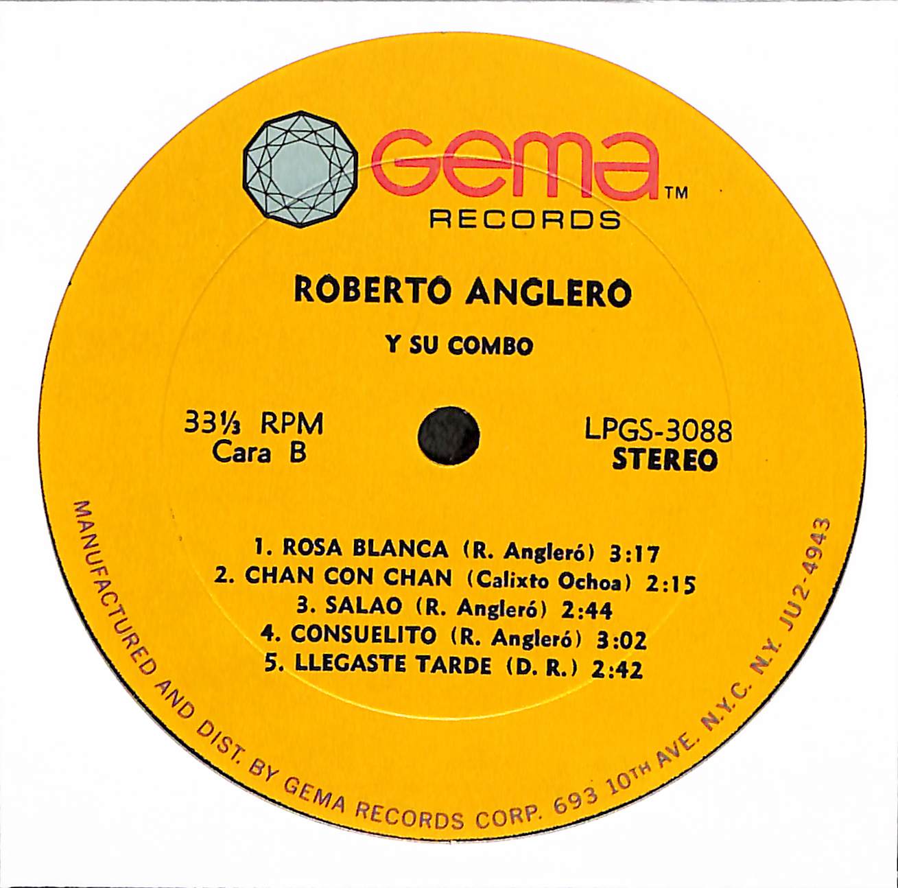 Roberto Anglero Y Su Combo