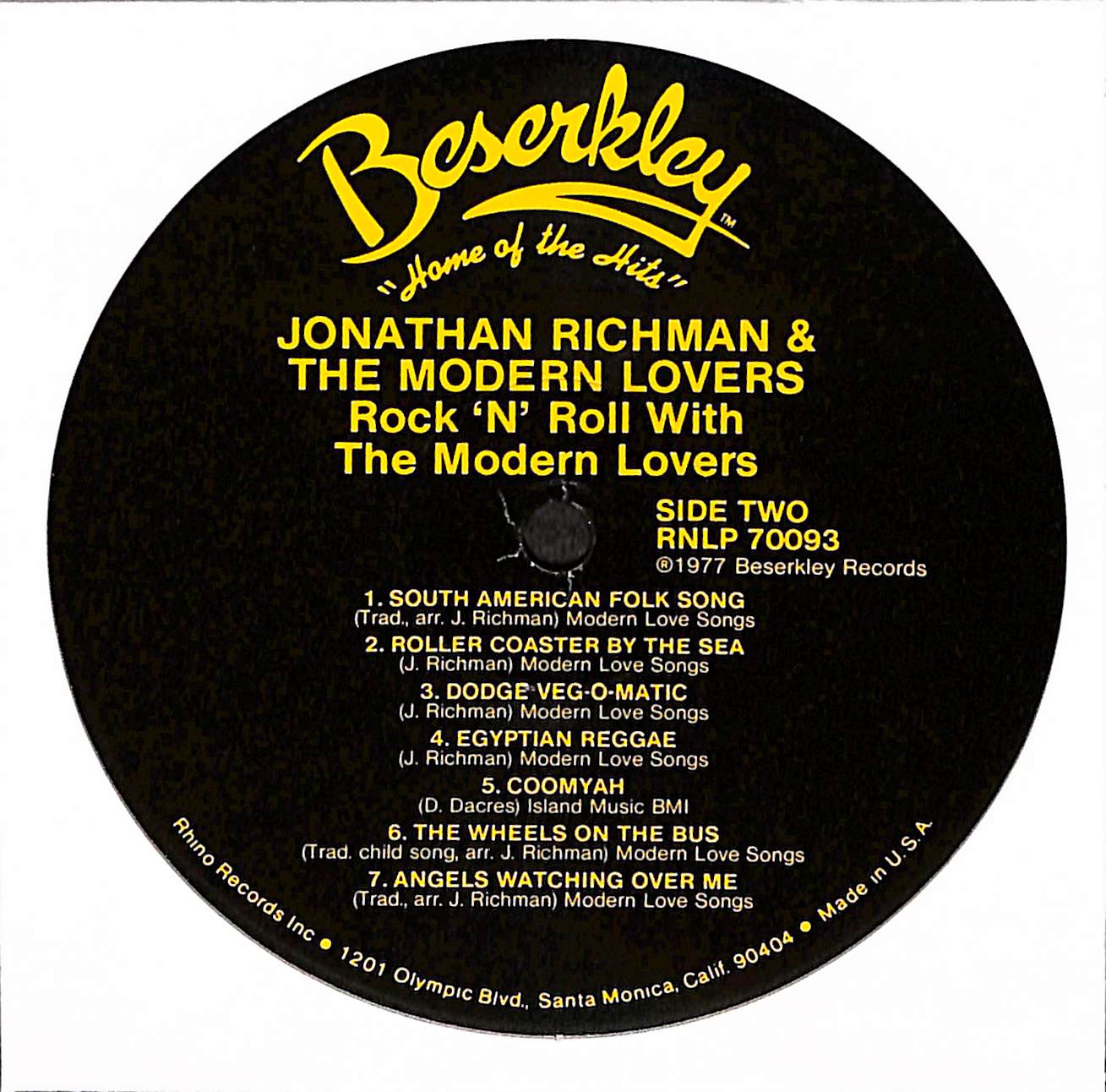 Rock 'N' Roll With The Modern Lovers