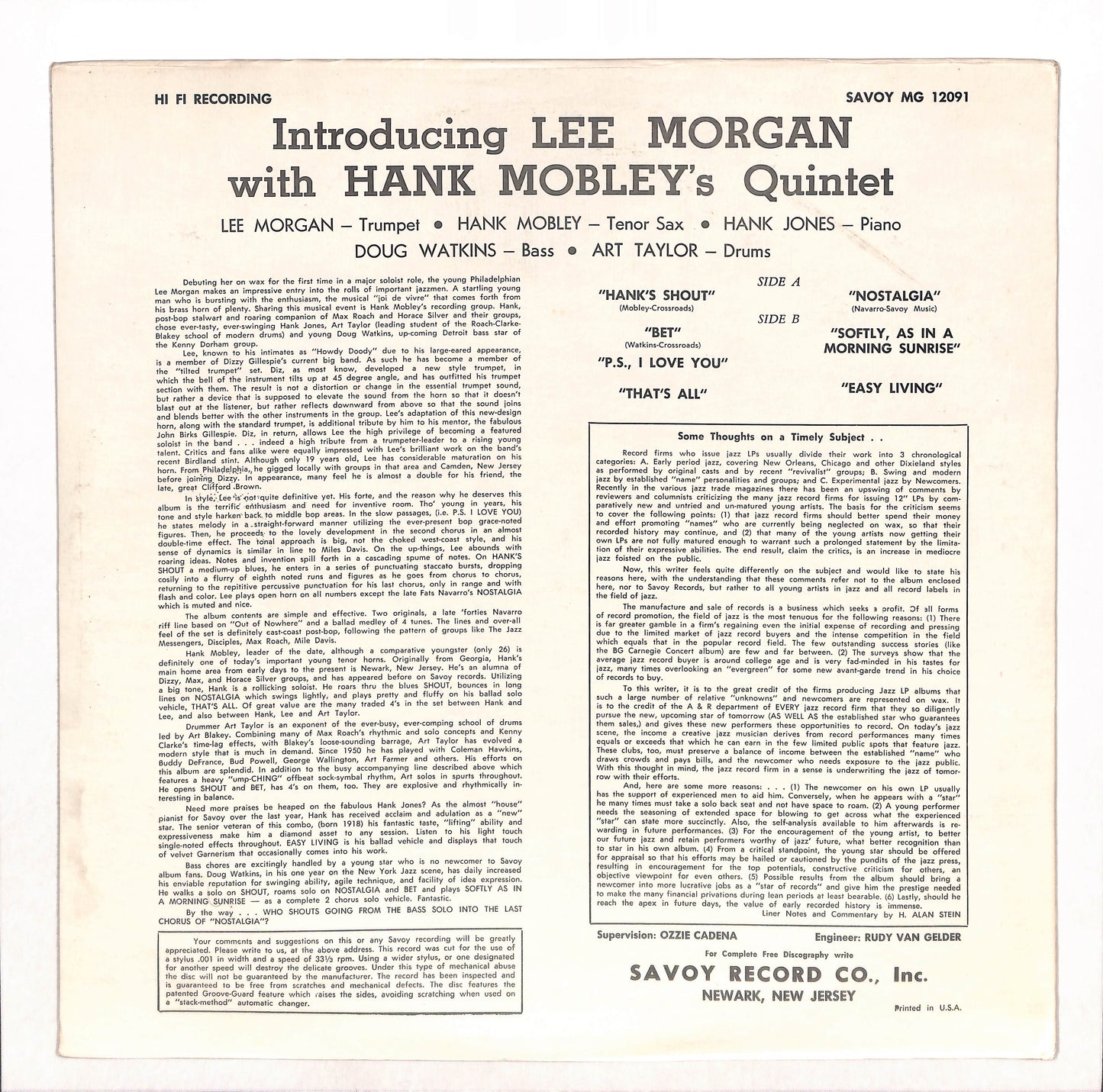 Introducing Lee Morgan