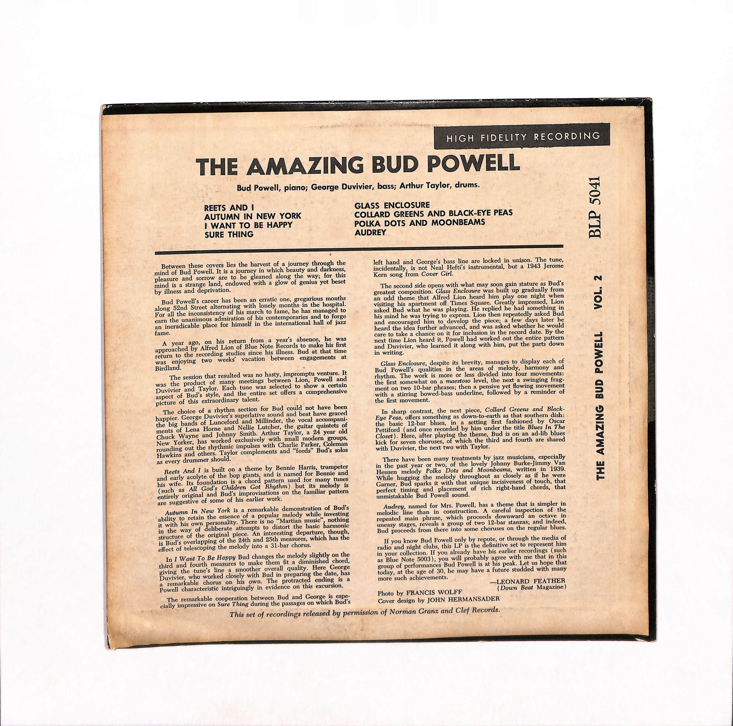 The Amazing Bud Powell, Volume 2