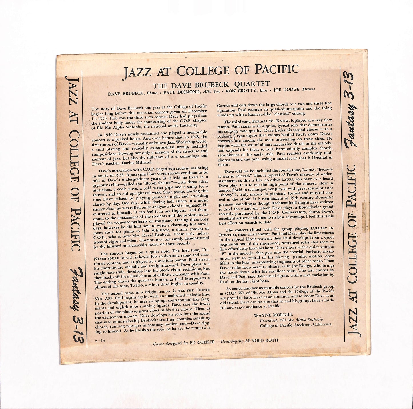 Jazz At The College Of The Pacific