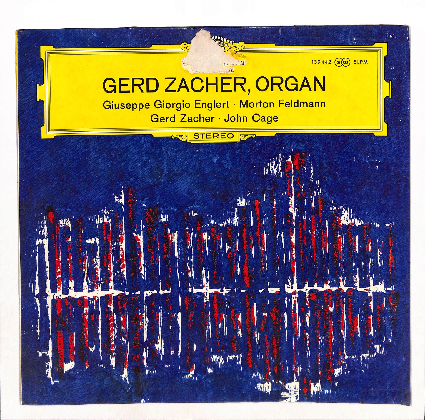 Giuseppe Giorgio Englert, Morton Feldman, Gerd Zacher, John Cage - Gerd Zacher, Orgel