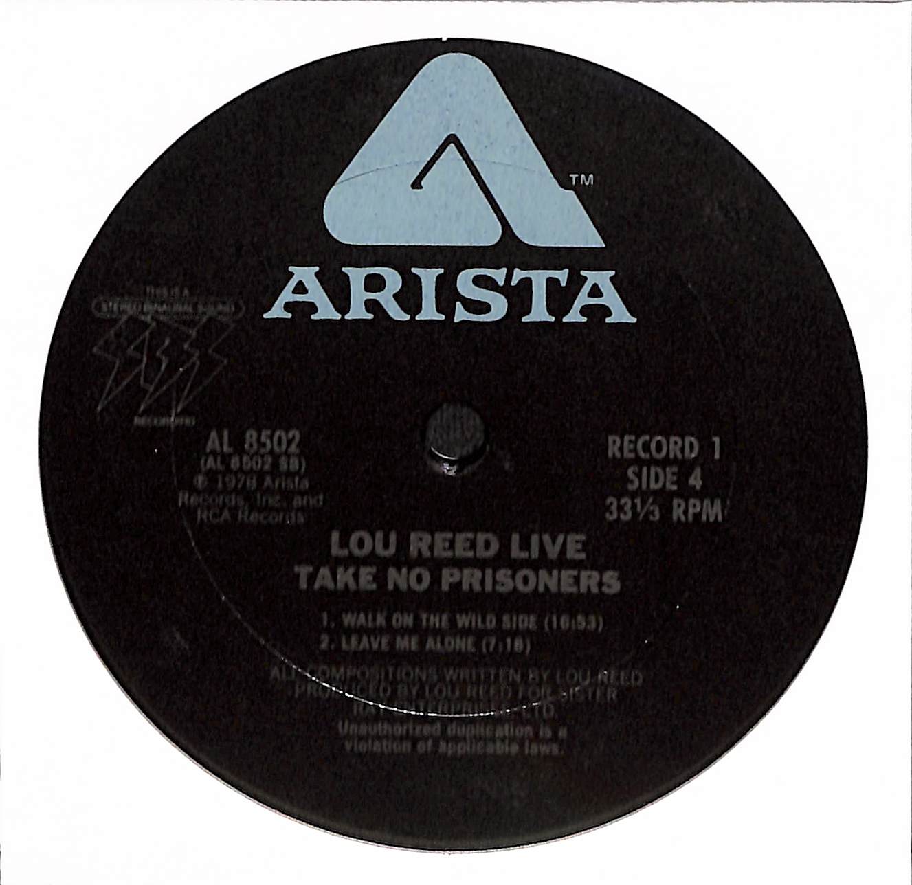 Lou Reed Live - Take No Prisoners