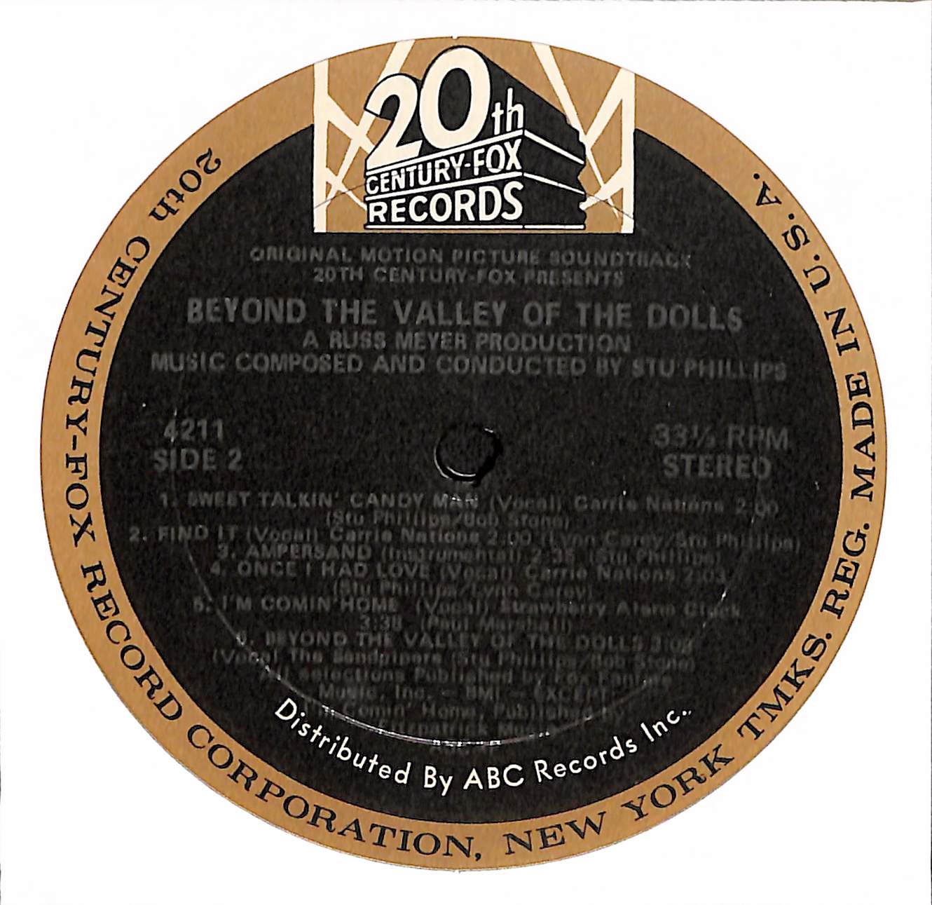 Beyond The Valley Of The Dolls - Original Soundtrack Album