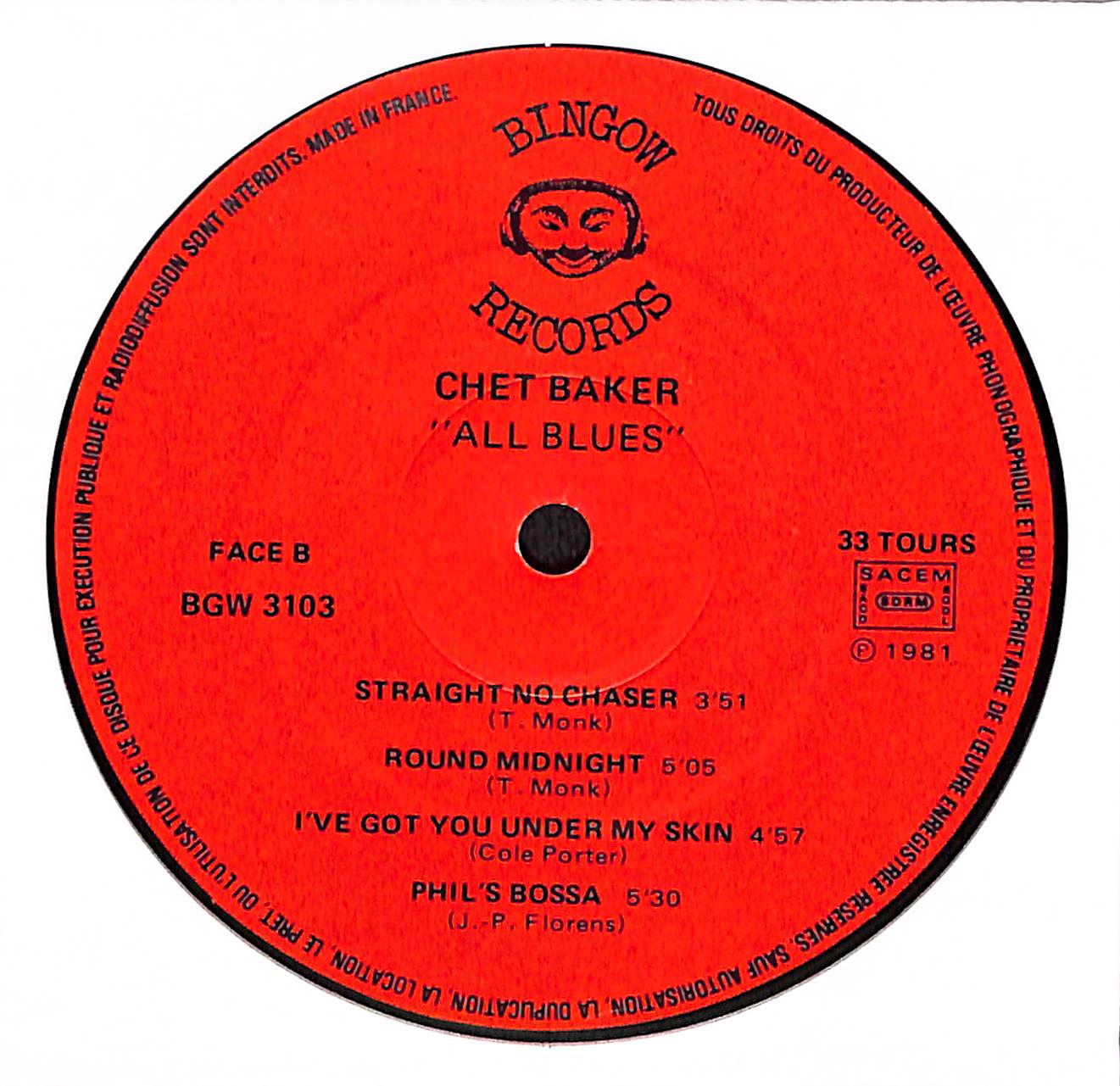 Chet Baker - All Blues