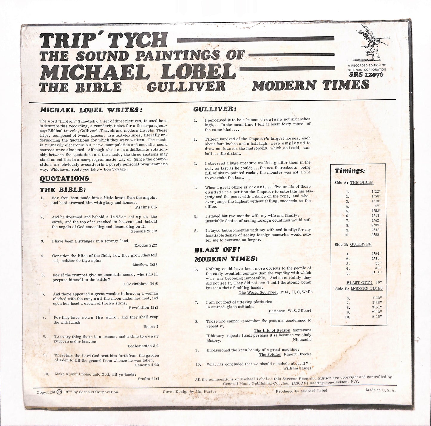 Trip-Tych / The Sound Paintings Of Michael Lobel