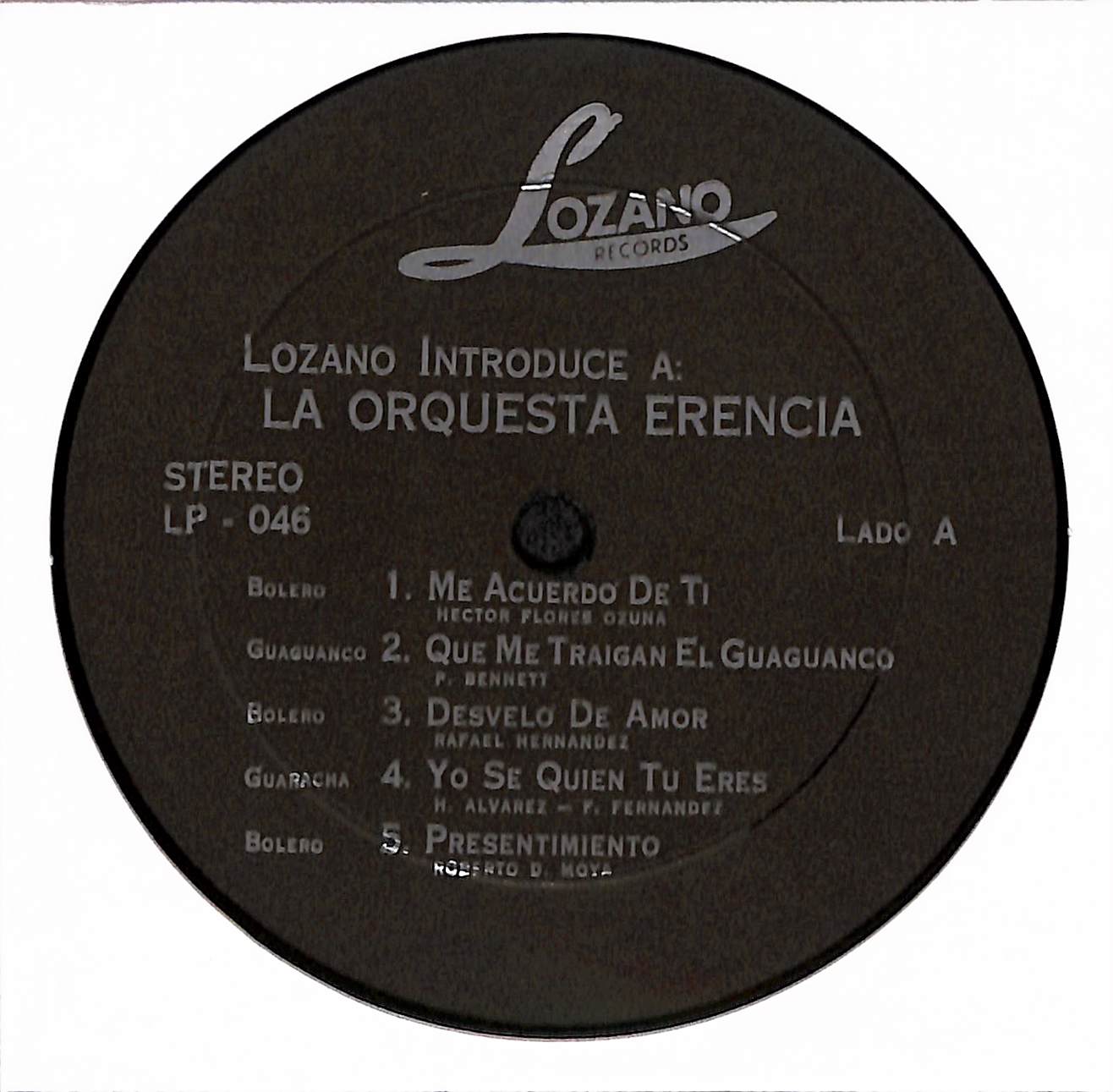 Lozano Presenta La Orquesta Erencia