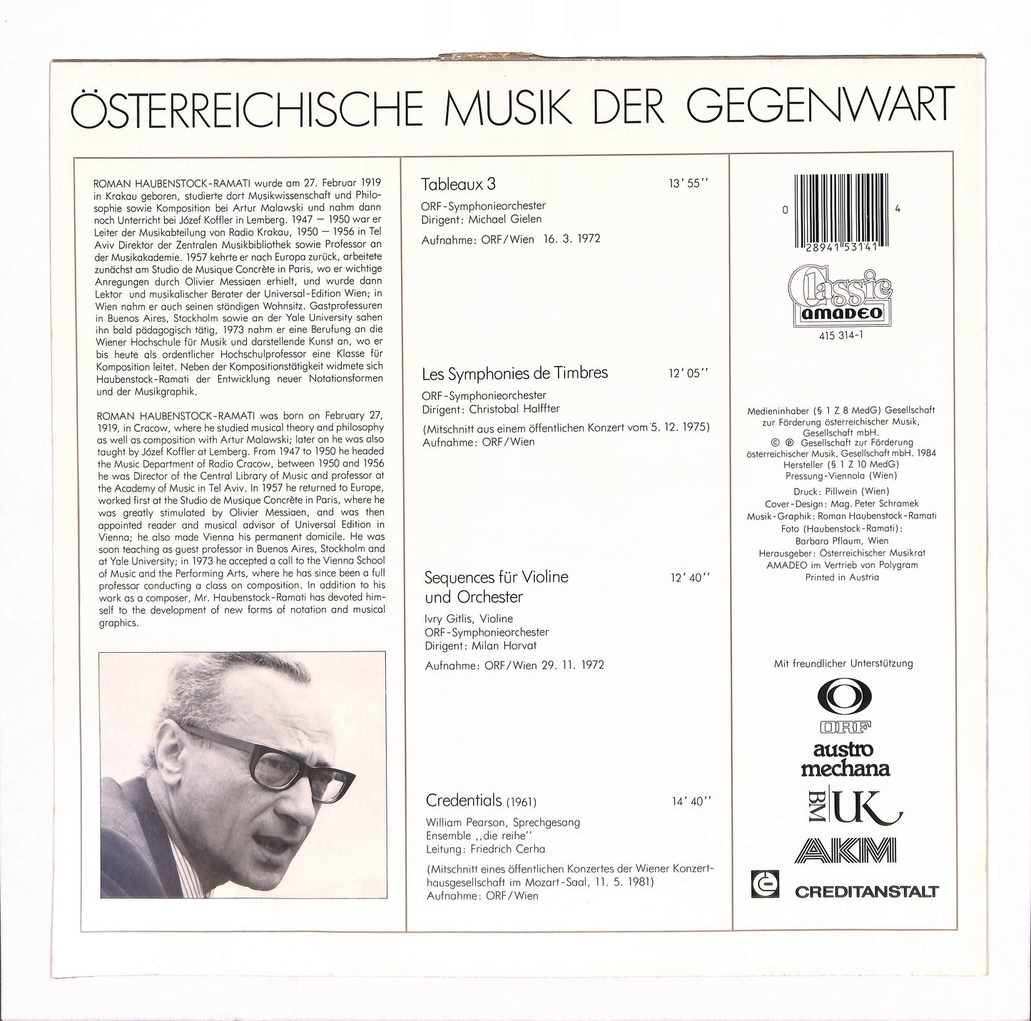 Österreichische Musik Der Gegenwart