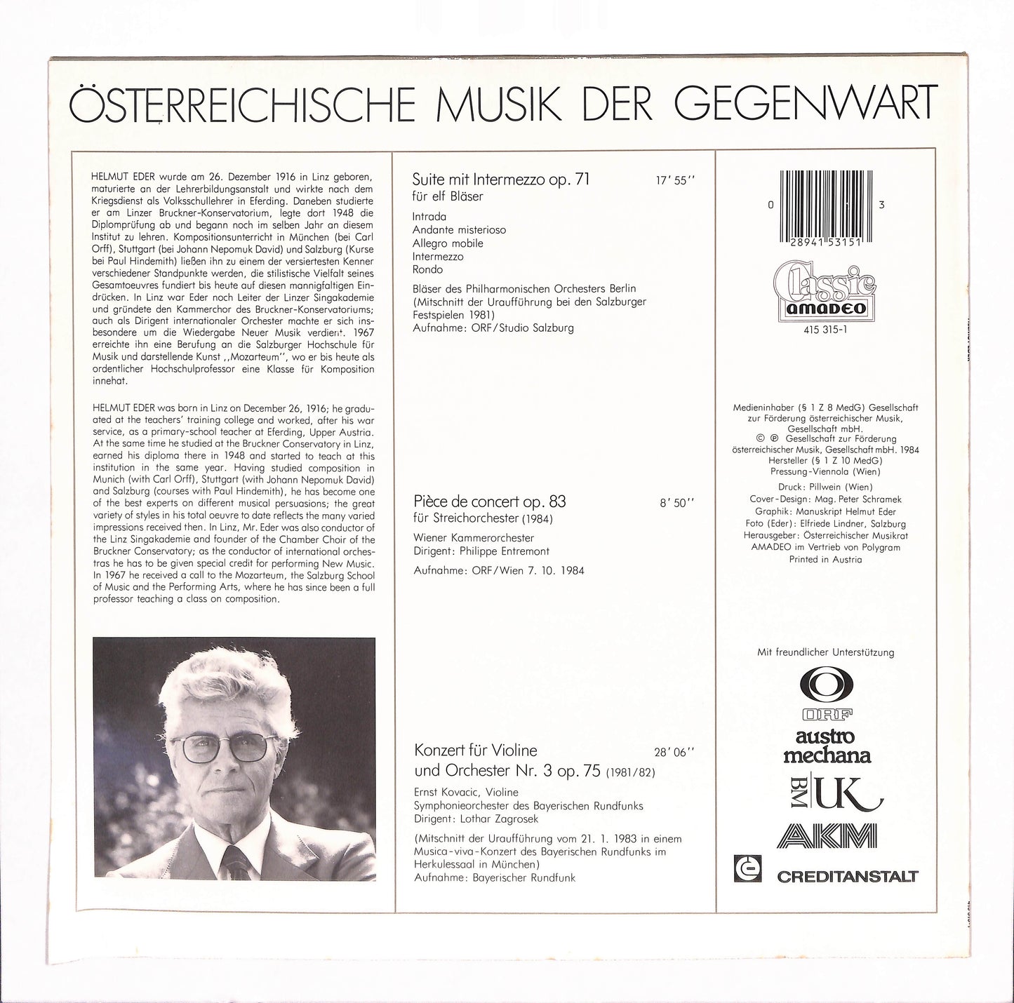 Österreichische Musik Der Gegenwart