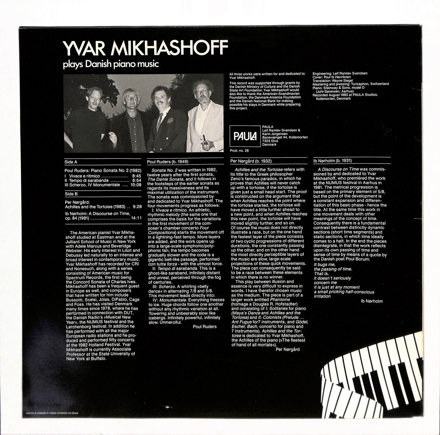 Yvar Mikhashoff - Poul Ruders, Per Nørgård, Ib Nørholm