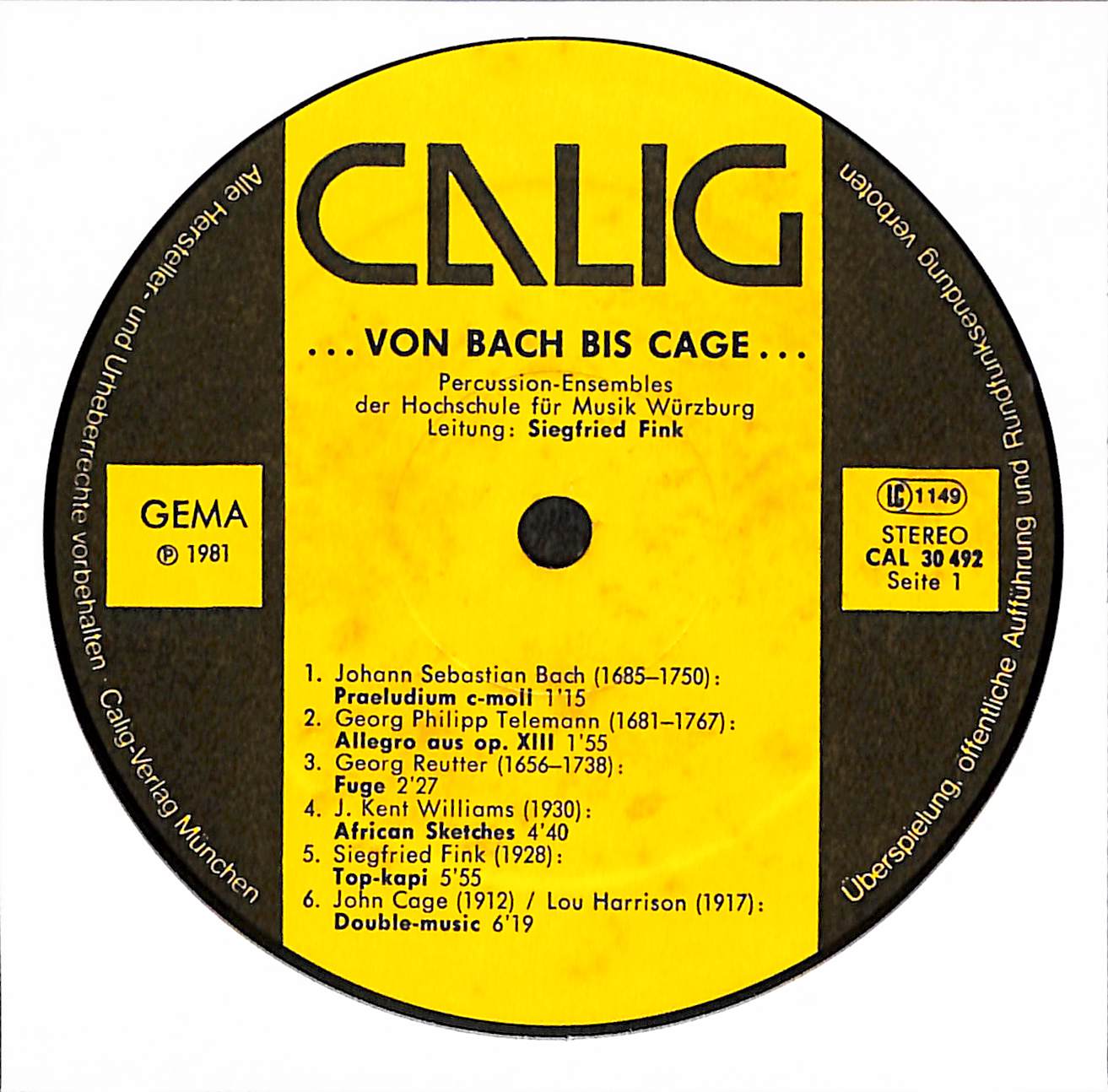 ... Von Bach Bis Cage ...