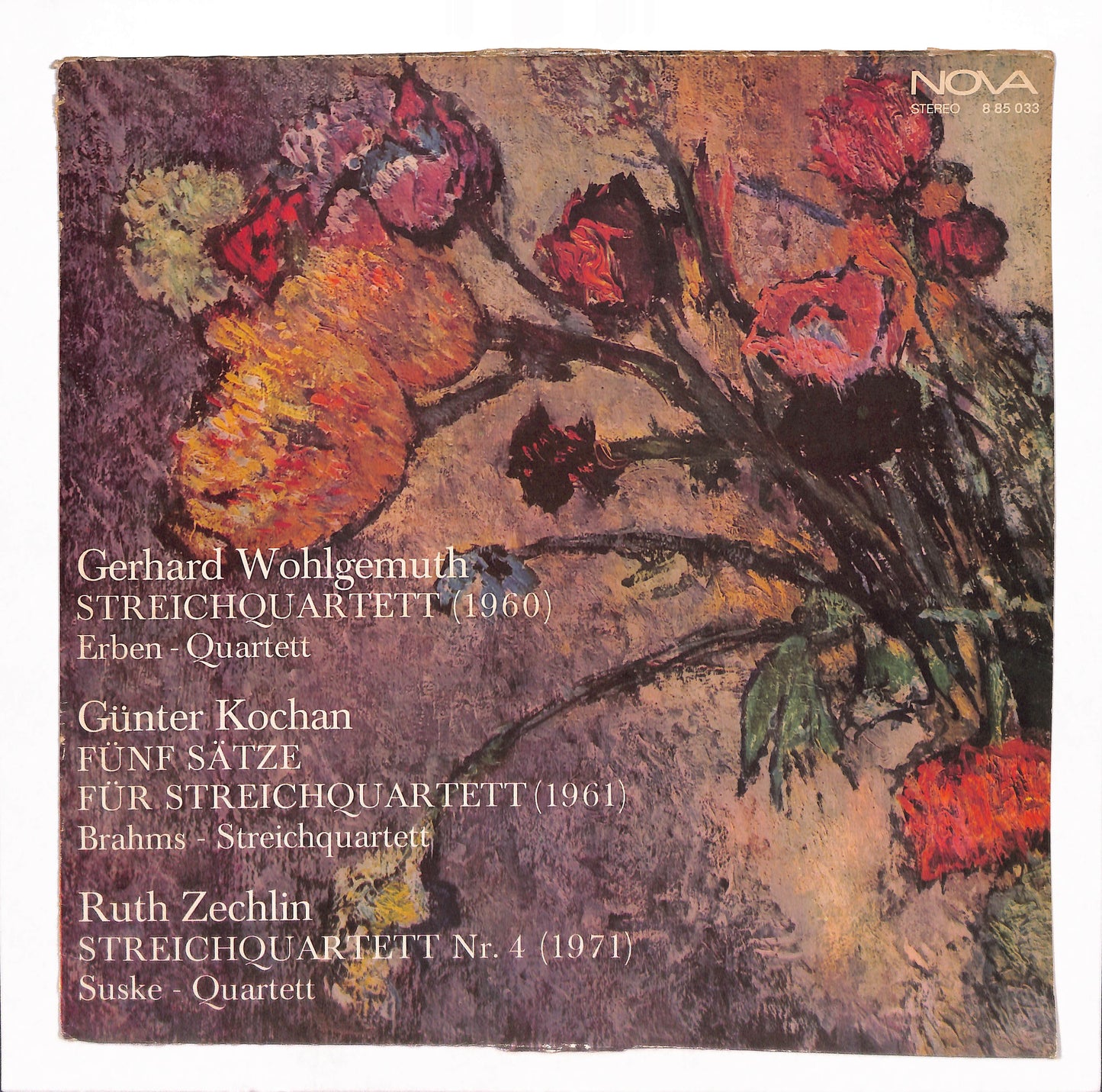 Streichquartett (1960) / Fünf Sätze Für Streichquartett (1961) / Streichquartett Nr. 4 (1971)