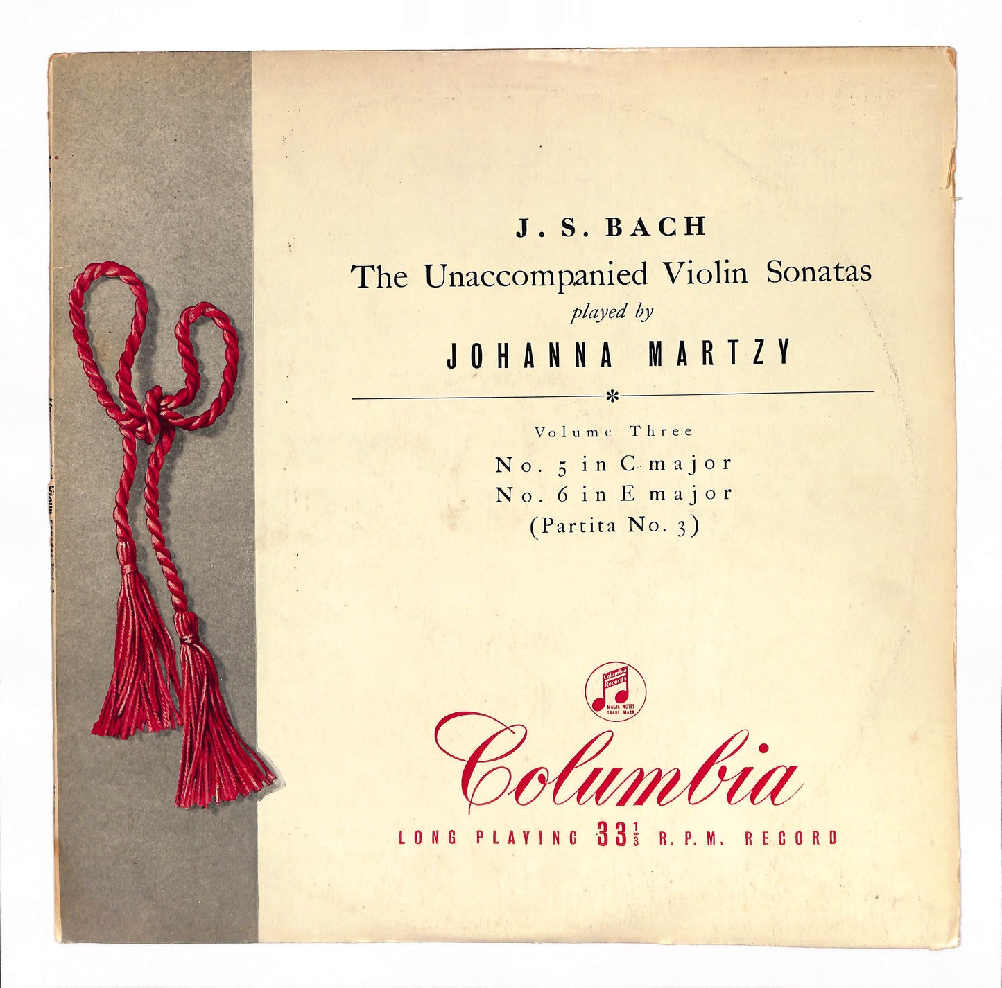 J.S.Bach / The Unaccompanied Violin Sonatas 3LP (Complete)